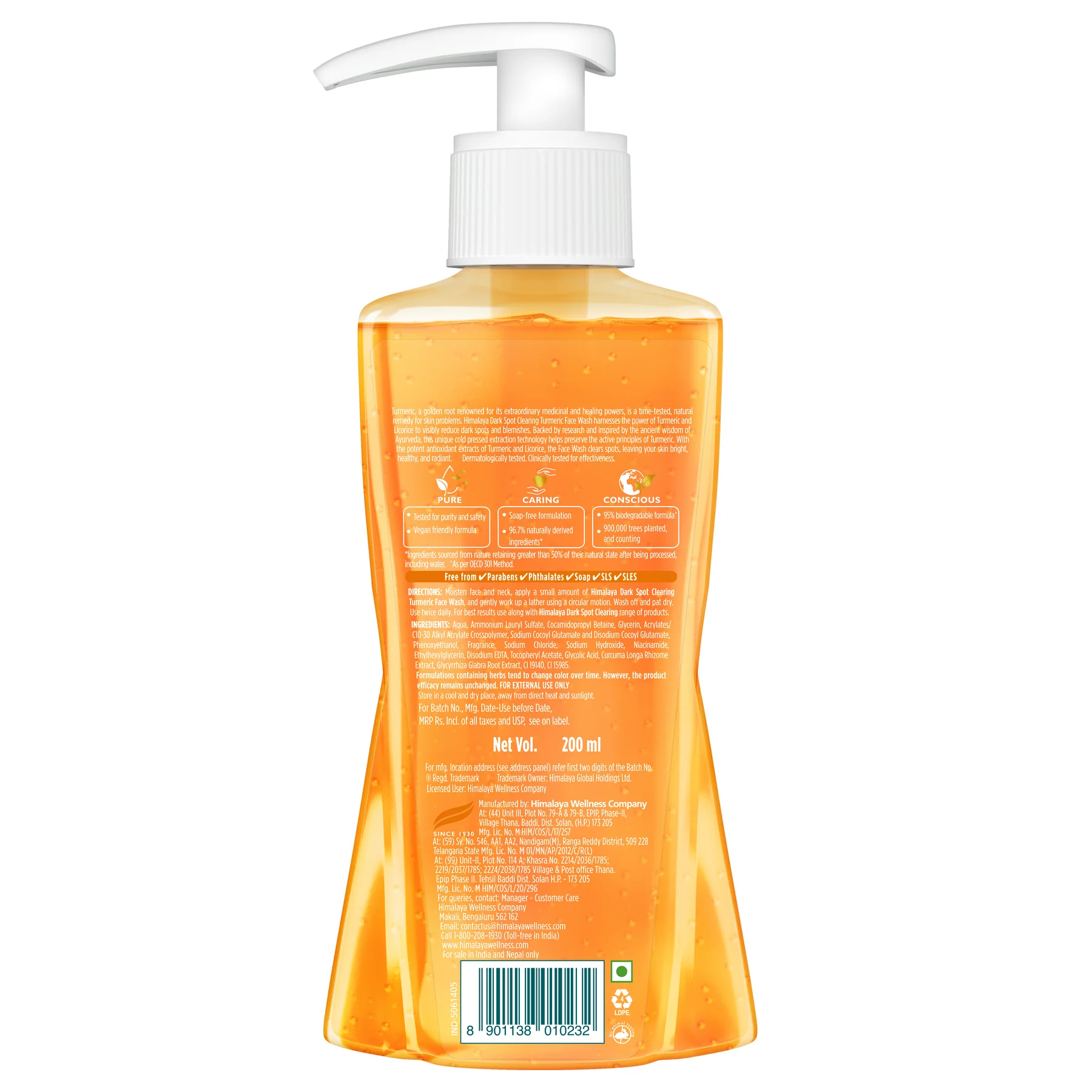 Himalaya Dark Spot Clearing Turmeric Face Wash