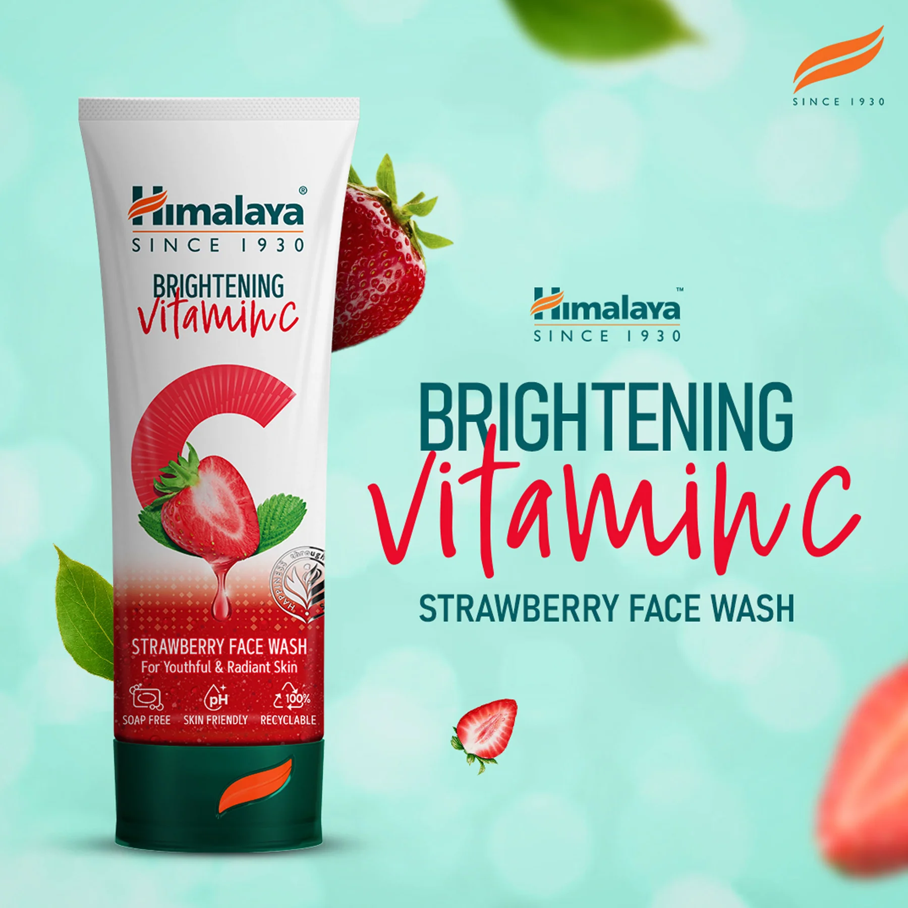Himalaya Brightening Vitamin C Strawberry Face Wash - Image 6