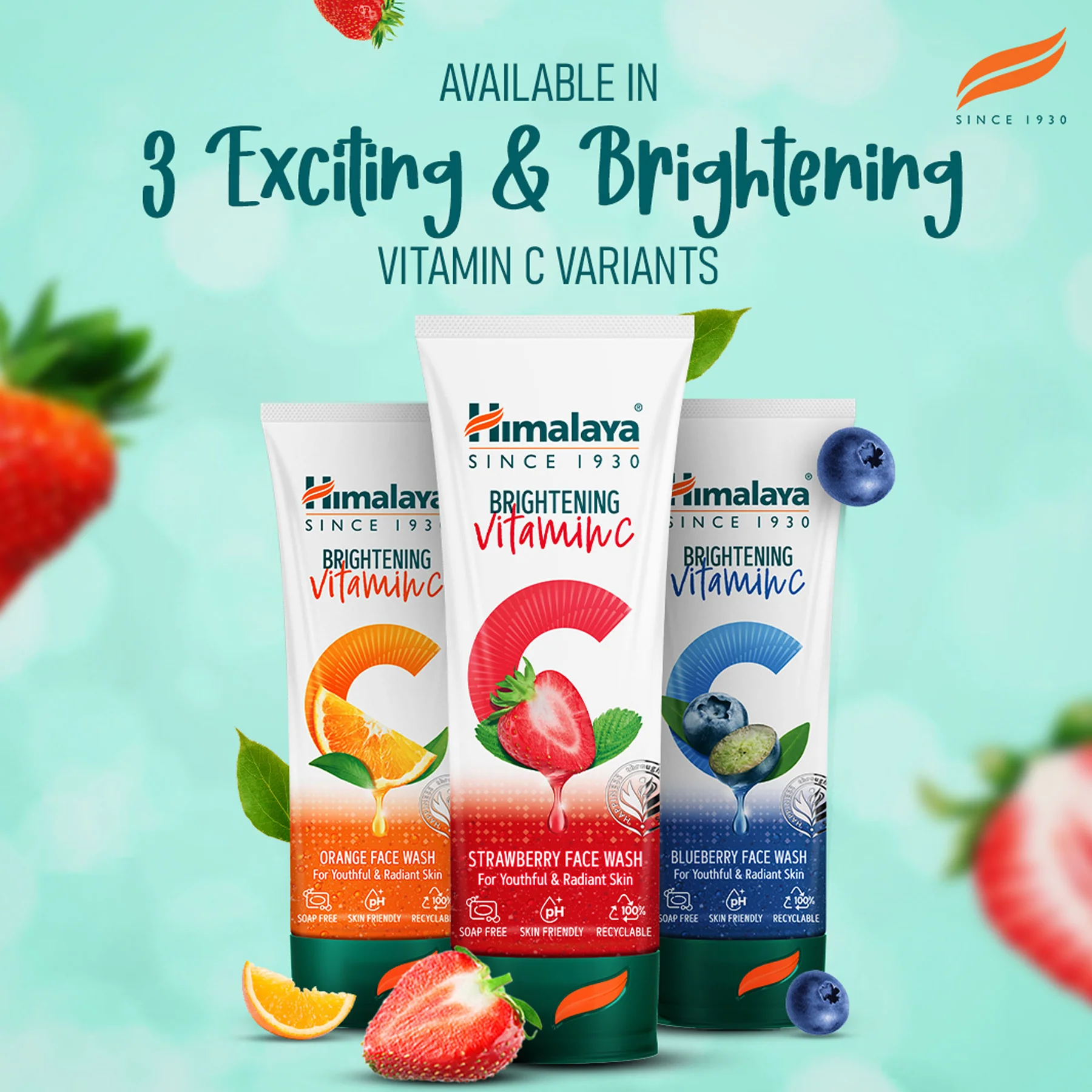 Himalaya Brightening Vitamin C Strawberry Face Wash - Image 2